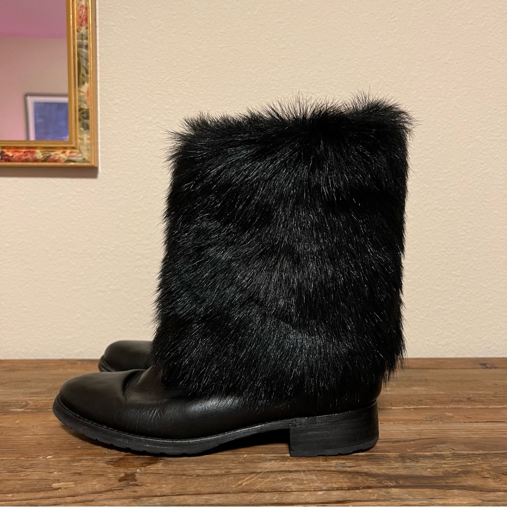 ❌SOLD❌ Via Spiga “Kaya” Shearling Fur & Leather Boots